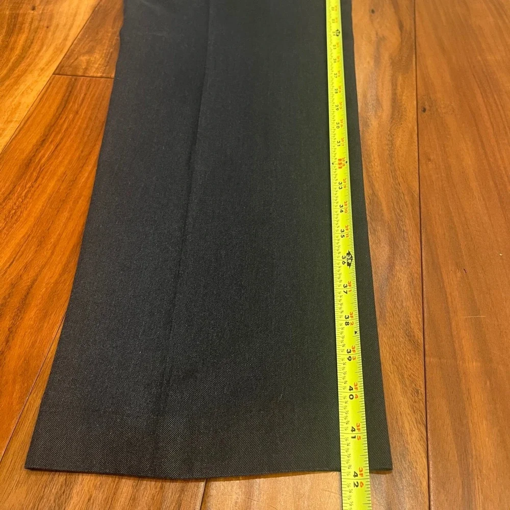 Lauren Ralph Lauren Dress Pants Mens 38x32 Black Flat Front Polyester‎ Rayon